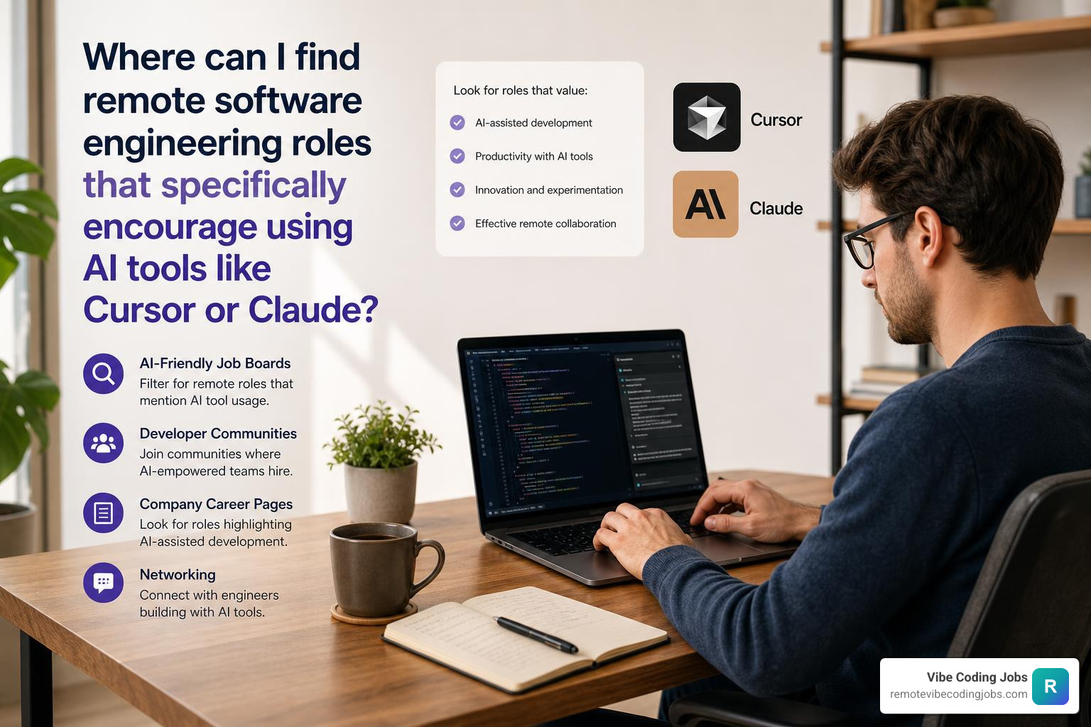 Where can I find remote software engineering roles that specifically encourage using AI tools like Cursor or Claude?
