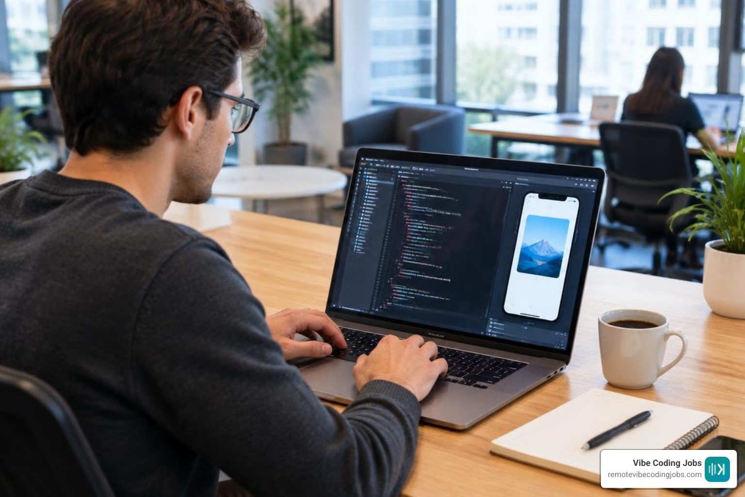 iOS developer coding